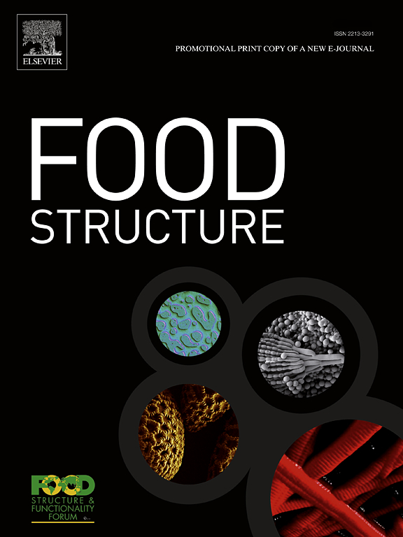 Go to journal home page - Food Structure